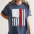 Graduation High School College Flag Graduate T Shirt 2018 Women's Comfort Colors T-Shirt Denim