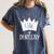 Graduation King Of Dentistry Dentist Or Hygienist Women's Comfort Colors T-Shirt Denim