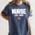 Graduation For Nurse Practitioners 2018 Nursing School Women's Comfort Colors T-Shirt Denim