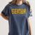 Graduation Party SEN18R Senior 2018 High School T-Shirt Women's Comfort Colors T-Shirt Denim