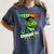 Graduation Preschool Dinosaur T Rex Crushed It Boys Grad Women's Comfort Colors T-Shirt Denim