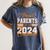 Graduation Proud Parents Of a 2024 Graduate For Mom And Dad Women's Comfort Colors T-Shirt Denim