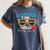 Graduation Shirt Goodbye PreK Hello Kindergarten School Women's Comfort Colors T-Shirt Denim