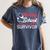 Graduation Shirt For Nurses Nursing School Survivor Tee Women's Comfort Colors T-Shirt Denim