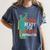 Graduation T-Shirt For College n High School Grad Women's Comfort Colors T-Shirt Denim