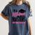 Graduation T Shirt For Mom Mother With A Master's Degree Tee Women's Comfort Colors T-Shirt Denim
