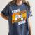 Graduation Video Gamer Game Over Class Of 2026 Senior Women's Comfort Colors T-Shirt Denim