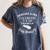 Graduation s Gracias a Mis Padres y a La Chancla Women's Comfort Colors T-Shirt Denim