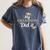 My Grandson Did It Proud Class Senior Graduate Graduation Women's Comfort Colors T-Shirt Denim
