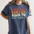 Groovy I Graduated Can I Go Back To Bed Now Graduation Women's Comfort Colors T-Shirt Denim