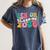Groovy Senior Class Of 2026 My Last First Day Graduation 26 Women's Comfort Colors T-Shirt Denim