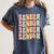 Groovy Senior Graduation Cute Groovy Senior Class Of 2024 Women's Comfort Colors T-Shirt Denim