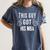 This Guy Got His MBA MBA Graduation T-Shirt Women's Comfort Colors T-Shirt Denim