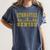 Gymnastics Senior Night Gymnastics Senior 2026 Graduation 25 Women's Comfort Colors T-Shirt Denim