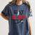 Haircutter Barber Eat Sleep Cut Barbering Graduation Women's Comfort Colors T-Shirt Denim