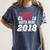 My Happy Class Is Outta Here 2018 Graduation Women's Comfort Colors T-Shirt Denim