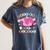 Happy Last Day Of School Coquette Bow Graduation Girls Kids Women's Comfort Colors T-Shirt Denim