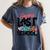 Happy Last Day Of School Kids Teacher Student Graduation Women's Comfort Colors T-Shirt Denim