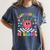 Happy Last Day Of School Student Graduation Women's Comfort Colors T-Shirt Denim