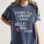 Hello Middle School Graduation Elementary School T-Shirt Women's Comfort Colors T-Shirt Denim