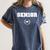 High School College Senior Graduation TShirt 2018 Women's Comfort Colors T-Shirt Denim