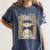 High School Graduate Queen Class Of 2021 Graduation Women's Comfort Colors T-Shirt Denim
