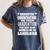 High School Graduation Mom Dad T Shirt College Grad Women's Comfort Colors T-Shirt Denim