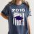 High School Graduation T Shirt Flag College Graduation Women's Comfort Colors T-Shirt Denim