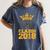High School King Graduation Shirt Class Of 2018 Seniors Women's Comfort Colors T-Shirt Denim