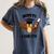 Hoot I Did It Grad Owl Holding Graduation Diploma Congrats Women's Comfort Colors T-Shirt Denim