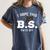 I Hope This BS Pays Off Graduation Bachelors Degree Women's Comfort Colors T-Shirt Denim