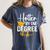 Hotter By One Degree Graduation 2025 Women's Comfort Colors T-Shirt Denim