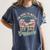 I'm Here To Watch My Dad Graduated 2025 Graduation Women's Comfort Colors T-Shirt Denim