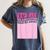 It's My Graduation Sign My Shirt Groovy Girls Graduation Women's Comfort Colors T-Shirt Denim