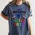 I Just Graduated 5th Grade Graduation Class 2022 Graduate Women's Comfort Colors T-Shirt Denim
