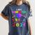 I Just Graduated Pre k Graduation 2024 Pre-Kindergarten Women's Comfort Colors T-Shirt Denim
