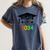 K -12th Grade Hand Prints Space Graduation Class Of 2034 Women's Comfort Colors T-Shirt Denim