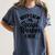 Keep Calm The Social Worker Is Here Graduation Work Job Women's Comfort Colors T-Shirt Denim