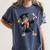 Kids Boys Grad Dabbing Graduation Class Of 2025 Women's Comfort Colors T-Shirt Denim