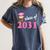 Kids Class Of 2031 Back To School Graduation T-Shirt Women's Comfort Colors T-Shirt Denim