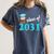 Kids Class Of 2031 Graduation Year T-Shirt Back To School Women's Comfort Colors T-Shirt Denim