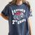 Kids I Crushed 2nd Grade Monster Truck School Graduation Women's Comfort Colors T-Shirt Denim