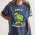 Kids Dinosaur Pre-K Graduation TShirt Kids Preschool Graduation Women's Comfort Colors T-Shirt Denim