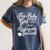 Kids Girls Kindergarten Graduation Outfit Women's Comfort Colors T-Shirt Denim