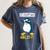 Kids Kindergarten Dabbing Penguin Nailed It Graduation Class 2021 Women's Comfort Colors T-Shirt Denim