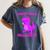 Kids Kindergarten Graduation Idea For Girls Dinosaur Women's Comfort Colors T-Shirt Denim