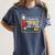 Kids Kindergarten Graduation Students Going To 1st Grade Women's Comfort Colors T-Shirt Denim