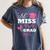 Kids Little Miss Pre-K Grad Preschool Prek Graduation 2025 Women's Comfort Colors T-Shirt Denim