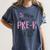 Kids Miss Pre-K Grad Graduation Shirt Cute School Tees Women's Comfort Colors T-Shirt Denim