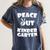 Kids Peace Out Kindergarten For Graduation Women's Comfort Colors T-Shirt Denim